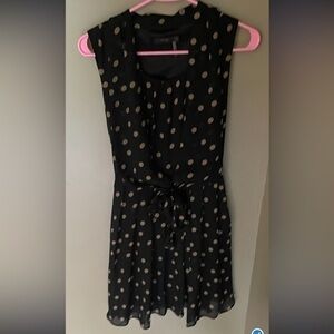 THML polka dot dress size small